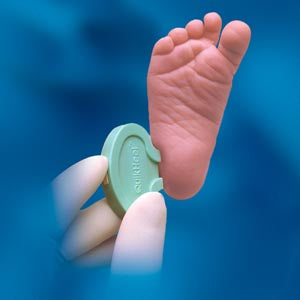 Bd Microtainer Quikheel Lancet  QuikHeel Infant Lancet, Teal, 1.0mm Incision Depth