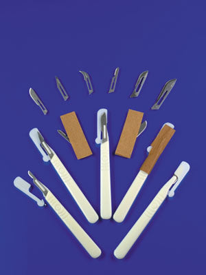 Exel Corporation Exel Sterile Surgical Blades  Blade, Carbon Steel, Size 15, 100/bx, 10 bx/cs