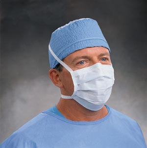 Halyard Standard Face Masks  THE LITE ONE Surgical Mask, Blue, 50/pkg, 6 pkg/cs