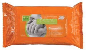 Pdi Professional Disposables, Intl. Pdi Nice-N-Clean Baby Wipes  ( Scented), Resealable, 7" x 8", 40/pk, 12 pk/cs (