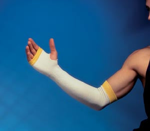 Gentell Glen-Sleeve Arm Protectors  Protector, Small/ Medium, 18"-20"L x 3¼"'W, Yellow