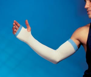 Gentell Glen-Sleeve Arm Protectors  Protector, Large/ X-Large, 18"-20"L x 3½"W, Blue B