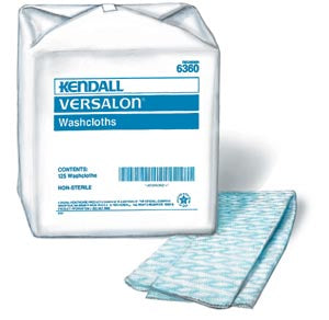 Cardinal Health Versalon Washcloths  Finish, Pink, 11½" x 13½", 50/bg, 10 bg/cs