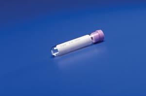 Cardinal Health Monoject Standard Blood Collection Tubes - Lavender  Tube, Liquid Additive, 13mm x 100mm, 7mL, Silicone