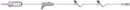 Amsino International, Inc. Amsino Amsafe Iv Administration Sets  IV Admin Set, 10 Drops Per mL, 96" Length, 19 mL P