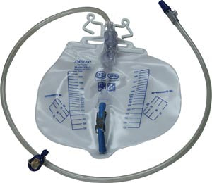 Amsino International, Inc. Amsino Amsure Urinary Drainage Bags  Bag, 2000mL, Universal Double-Hook & Rope Hanger,