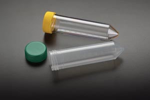 Simport 50ml Disposable Centrifuge Tubes  Tube-Non-Sterile-Polypropylene-Yellow-Cap-500-cs