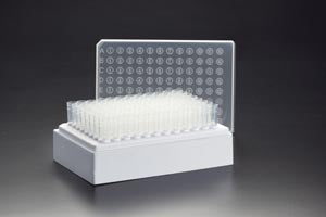 Simport Biotube Footprint Racks  with 12 Strips of 8 Tubes, Non-Sterile, 10/cs