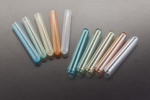 Simport Disposable Culture Tubes  1 2 x 75mm, Polypropylene, 5mL, Orange, 250/pk, 4