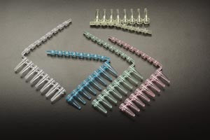 PCR REACTION STRIP/8 200ULTHIN W/CAP NATURAL 125/CS