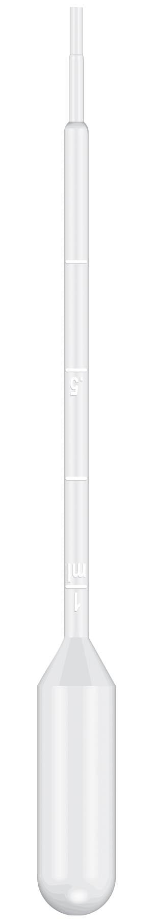 Simport Dropette Disposable Transfer Pipets  Pipet, 15cm Length, 5mL Capacity, Sterile, 20/bg,