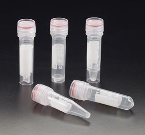 Simport Micrewtube Tubes With O-Ring Seal Screw Cap  2.0mL Tube, Self-Standing, Sterile, Printed, 50/pk