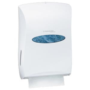 Kimberly-Clark Professional Kimberly-Clark Hand Towel Dispenser  Dispenser, Series Universal Towel, Pearl White, 18