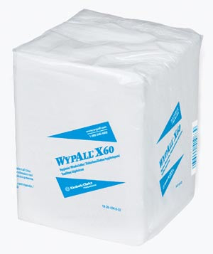 Kimberly-Clark Professional Kimberly-Clark Wypall Wipers  W YPALL X60 Hygienic Washcloth, 12.5" X 10", Hydro