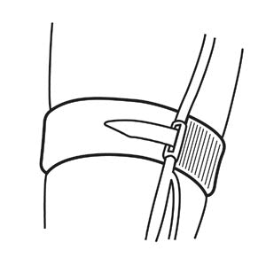 STRAP LEG CATHETER 2X2410/PK 4PK/CS