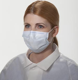 Halyard Fluidshield Face Masks  F og-Free Surgical Mask, Level 3, Orange, 50/pkg,