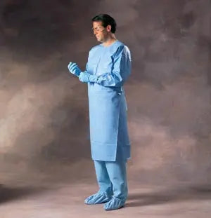 GOWN IMPERVIOUS BLU LG60/CS