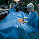 Halyard Laparotomy Pack  Pack IV, Sterile: 1 ZoneReinforced Back Cover,2 Lr