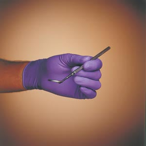 Halyard Purple Nitrile Dental Exam Gloves  , X-Large, 100/bx, 10 bx/cs