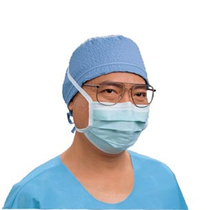 Halyard Specialty Face Masks  Fog-Free Surgical Mask, Blue, 50/pkg, 6 pkg/cs