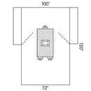 Halyard Drapes  Transverse Laparotomy Drape, 15/cs