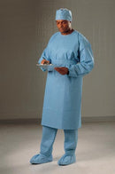 COVER GOWN TIE NECK/WAIST BLUUNIVERSAL SIZE 100/CS