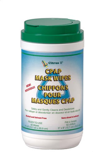 Beaumont Products, Inc. Beaumont Citrus Ii Cpap Mask Cleaner  Cleaner, Wipes, 62 Count Pop-Up Canister, 12/cs (7