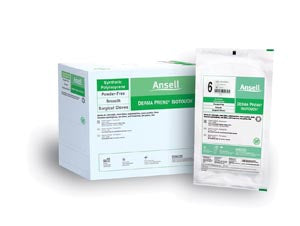 Ansell Gammex Non-Latex Pi Surgical Gloves  Size 8½, 50 pr/bx, 4 bx/cs