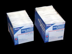 Dukal Corporation Dukal Clinisorb Non-Woven Sponges  Clinisorb Non-Woven Sponge, 2" x 2", 4-Ply, Steril