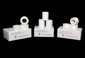 Amd-Medicom Amd Medicom Hypoallergenic Silk Surgical Tape  Tape, 3" x 10 yds, 4/bx, 12 bx/cs