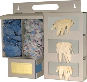 Marketlab Bowman Protection Organizer  Bulk Qty Protective Apparel in 2 Compartments- 3 G