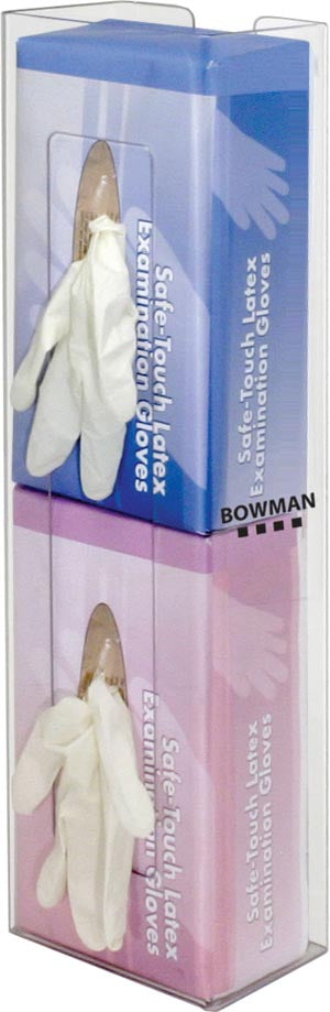Marketlab Bowman Vertical Glove Dispensers  Dispenser, Double, Space Saver, Holds Two Boxes of