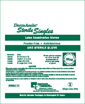 Innovative Healthcare Corp., Inc. Innovative Dermassist Powder-Free Sterile Latex Exam Gloves  Exam, X-Large (9½ - 10), Latex, Sterile, Powder-Fr