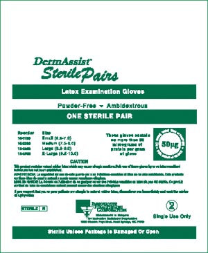 Innovative Healthcare Corp., Inc. Innovative Dermassist Powder-Free Sterile Latex Exam Gloves  Exam, X-Large (9½ - 10), Latex, Sterile, Powder-Fr