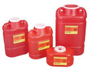Bd Sharps Containers  Sharps Collector, 5 Gallon, Tethered Cap, 8/cs  (I