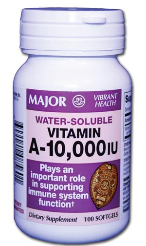 VITAMIN A 10000 SOL CAPS 100SNDC00904-2085-60 48/CS