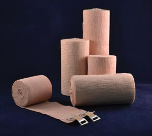 BANDAGE ELAS 2 TAN LF W/DLXCLIP 10/BX 5BX/CS