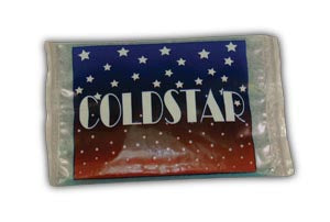 Coldstar International, Inc. Coldstar Hot/Cold Cryotherapy Gel Pack - Insulated One Side  Cold, Junior, Insulated One Side, 4 ½" x 7", 24/cs