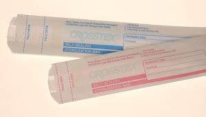 Crosstex International Crosstex Self-Sealing Autoclave Bags - Paper  x 8¾", 1000/ctn, 4 ctn/cs