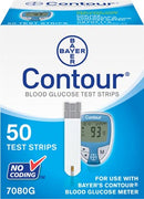 Ascensia Diabetes Care Ascensia Contour Blood Glucose Monitoring System  Test Strips, (Contour 50s) For 9545 Meters, CLIA W