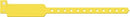 Medical Id Solutions 10" Vinyl Wristband - Write-On  Vinyl, Custom Printed, Yellow, 500/bx