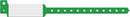 Medical Id Solutions 10" Vinyl Wristband - Imprinter  Vinyl, Custom Printed, Green, 500/bx
