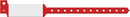 Medical Id Solutions 10" Vinyl Wristband - Imprinter  Vinyl, Custom Printed, Red, 500/bx