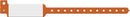 Medical Id Solutions 10" Vinyl Wristband - Imprinter  Vinyl, Custom Printed, Orange, 500/bx