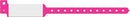 WRISTBAND VINYL 10 PED-ADNEON PINK 500/BX