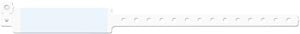 Medical Id Solutions 12" Vinyl Wristband - Imprinter  Vinyl, Custom Printed, White, 500/bx