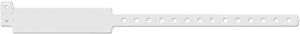 Medical Id Solutions 12" Vinyl Wristband - Write-On  Vinyl, Custom Printed, Clear, 500/bx