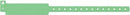 Medical Id Solutions 12" Vinyl Wristband - Write-On  Vinyl, Custom Printed, Green, 500/bx