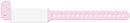 Medical Id Solutions Infant Tri-Laminate Wristband  Tri-Laminate, Custom Printed, Pink, 250/bx