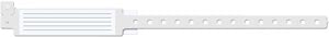 Medical Id Solutions Insert Vinyl Wristbands  , Adult, 12", Insert Vinyl, Custom Printed, Clear,